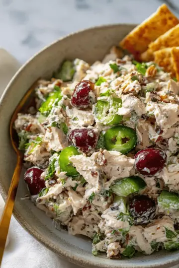 Cherry Jalapeno Chicken Salad