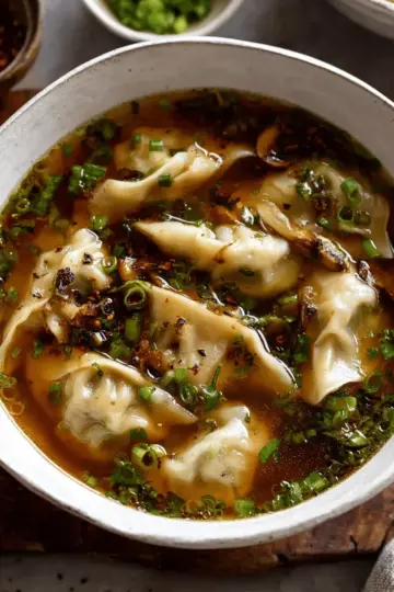 Embarrassingly Easy Potsticker Soup.
