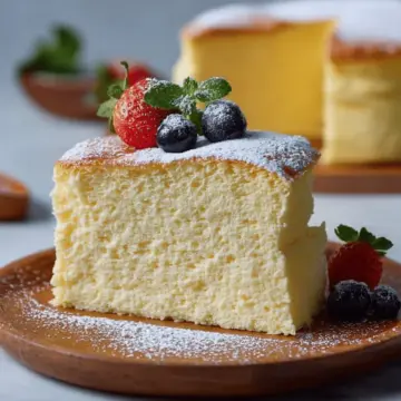 Fluffy Japanese Cheesecake