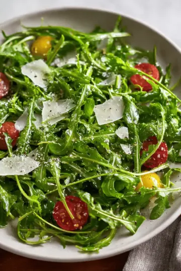 Arugula Salad with Lemon Vinaigrette
