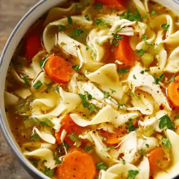 Homemade Chicken Noodle Soup