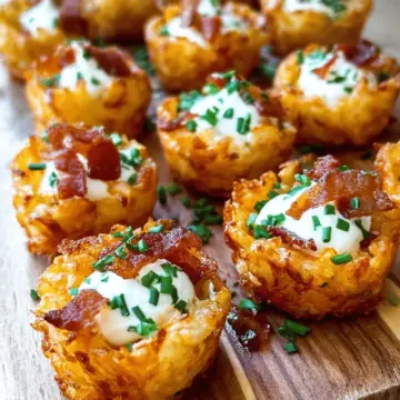Tater Tot Appetizer Cups