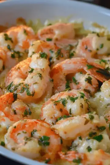 Shrimp Scampi Pasta Bake