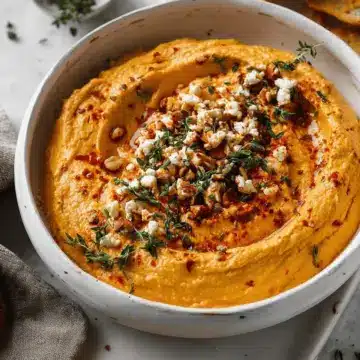 Pumpkin Whipped Feta Dip