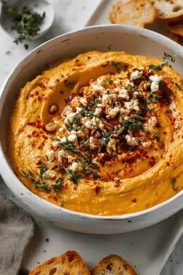 Pumpkin Whipped Feta Dip