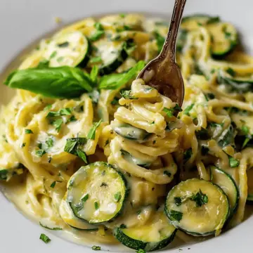 Easy Creamy Zucchini Pasta Sauce