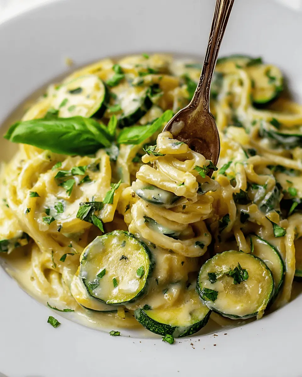 Tagcreamy Zucchini Pasta Sauce Recipe