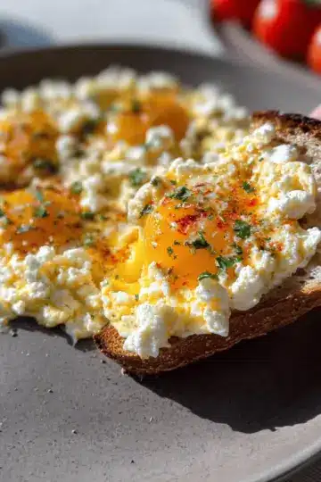 Baked Feta Eggs