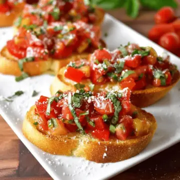 Tomato & Basil Bruschetta