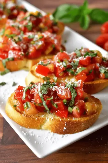 Tomato & Basil Bruschetta