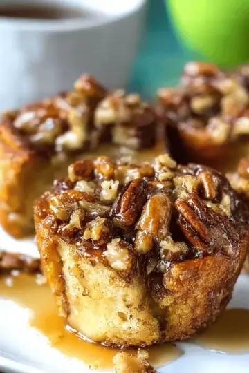 Apple Pecan French Toast Cups