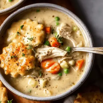 Healthy Chicken Pot Pie Soup
