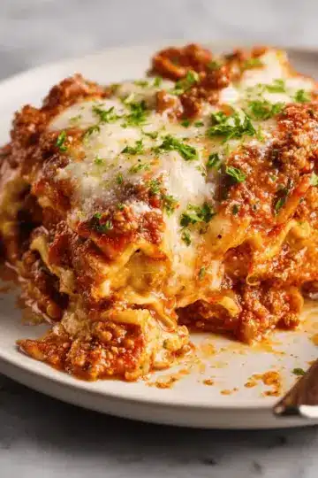 Easy Lasagna Recipe (No Boil Noodles)