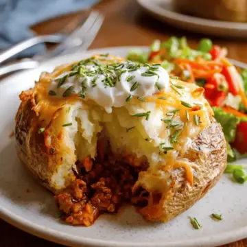 Shepherd’s Pie Baked Potatoes