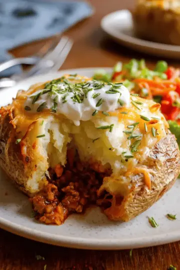 Shepherd’s Pie Baked Potatoes