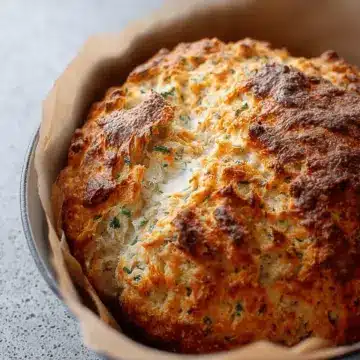 Cheesy Irish soda bread