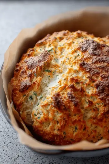 Cheesy Irish soda bread