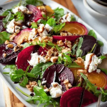 Beet Salad with Goat Cheese and Balsamic