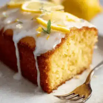 Lemon Cake with Lemon Glaze