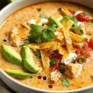 Creamy Chicken Tortilla Soup