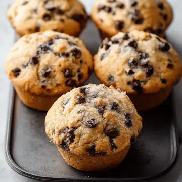 Bakery-Style Chocolate Chip Muffins