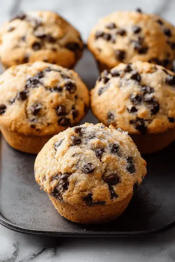 Bakery-Style Chocolate Chip Muffins