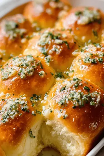 Garlic Butter Dinner Rolls
