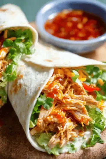 Sweet Chili Chicken Wraps