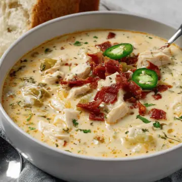 Jalapeno Popper Chicken Soup