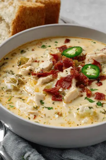 Jalapeno Popper Chicken Soup