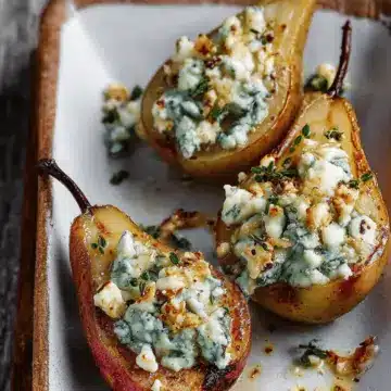 Blue Cheese Stuffed Pears
