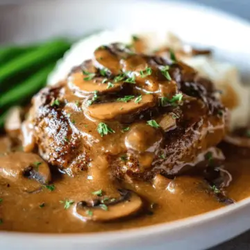 Salisbury Steak with Mushroom Gravy