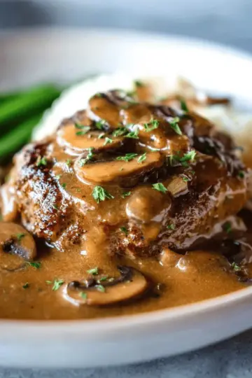 Salisbury Steak with Mushroom Gravy