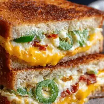 Roasted Jalapeno Popper Grilled Cheese