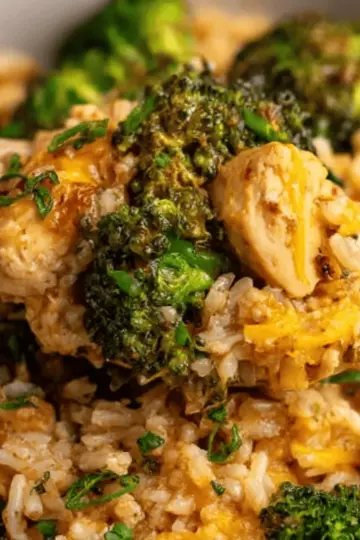 Crock Pot Chicken, Broccoli, and Rice