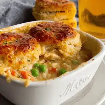 Chicken Pot Pie With Red Lobster Biscuits