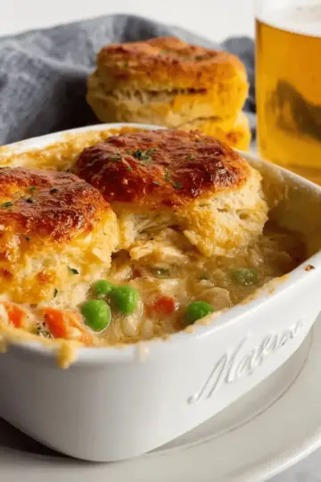 Chicken Pot Pie With Red Lobster Biscuits