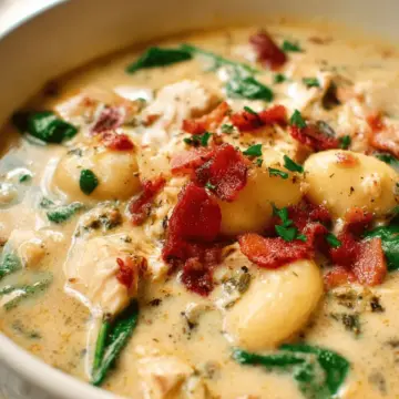 Chicken Bacon Gnocchi Soup