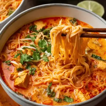 Thai Red Curry Noodle Soup