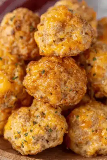Cheddar Bay Sausage Balls (Only 4 Ingredients)