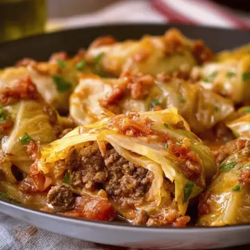 Unstuffed Cabbage Roll