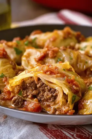 Unstuffed Cabbage Roll