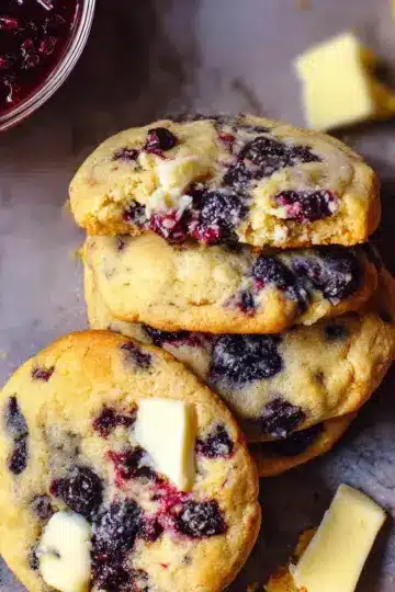 Lemon Blueberry Cookies