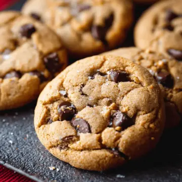 Bakery-Style Peanut Butter Chocolate Chip Cookies