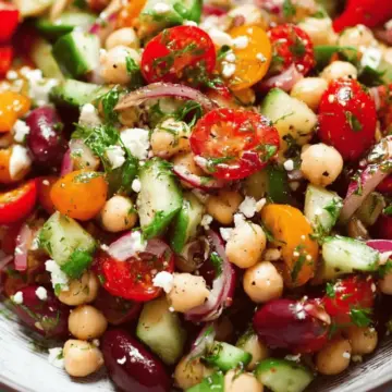 Mediterranean Bean Salad
