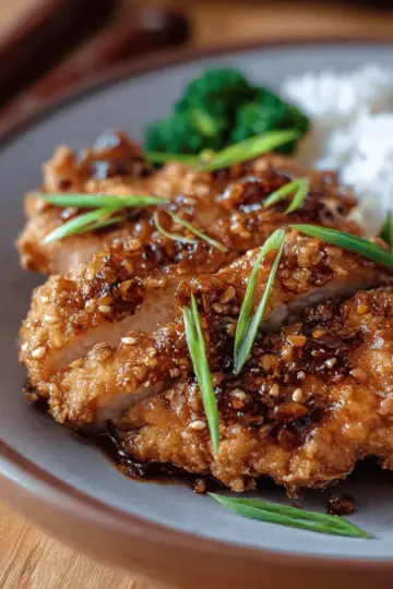 Double Crunch Honey Garlic Chicken