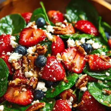 15-Minute Strawberry Spinach Salad