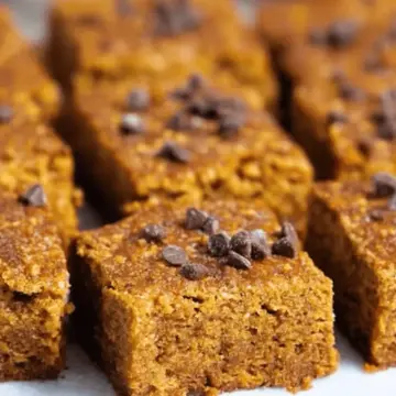 Healthy Pumpkin Bars Recipe