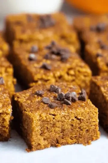 Healthy Pumpkin Bars Recipe