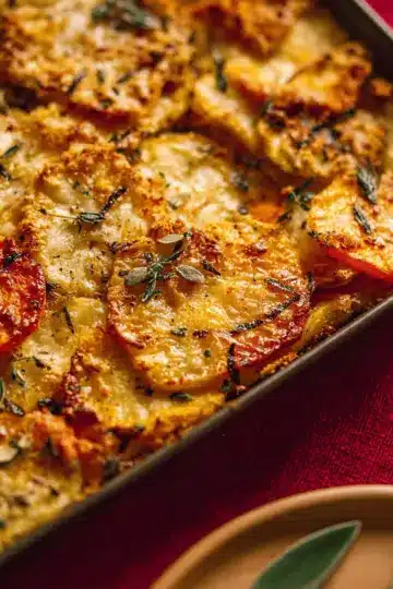 Sheet-Pan Root Vegetable Gratin